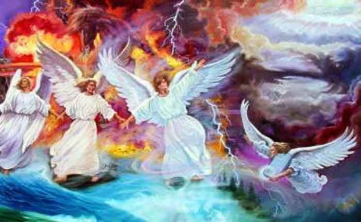 ანგელოზები არიან ძალაუფლების, ხელმწიფების მქონენი ადამიანთა მიმართ