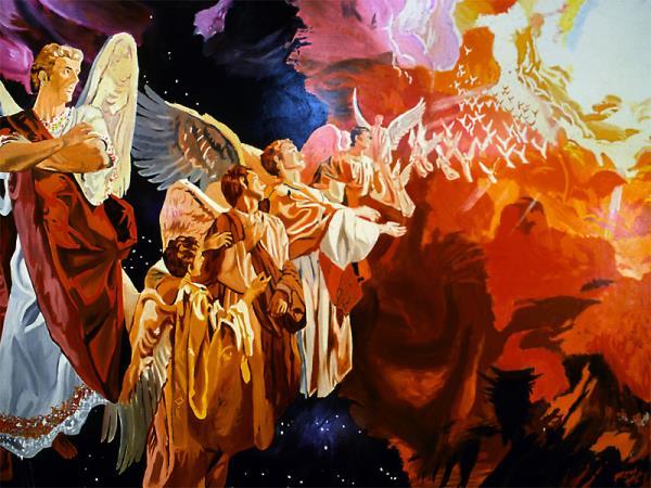 ანგელოზები ცეცხლის ალის სახით