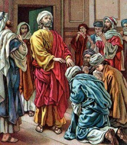 ხელდასხმა სულიწმიდის მიღებისას