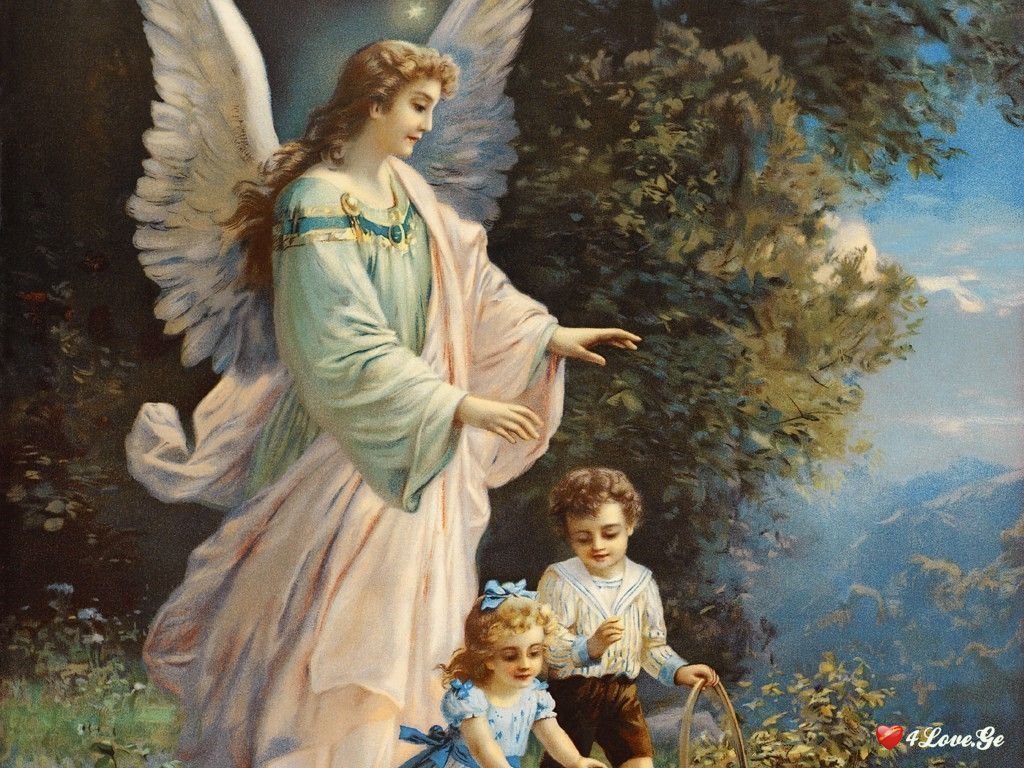 მფარველი ანგელოზი წინამძღვრობს, იხსნის ღვთის მოშიშთ