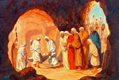 დასაფლავების, დაკრძალვის, ჩასვენების და აღდგომის შესახებ