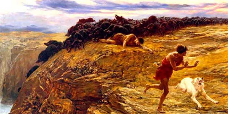 უფალი უშვებს უწმიდური სულები შევიდნენ უწმიდურებში